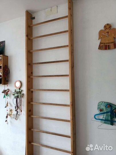 Детская спортивная лестница дерево б/у