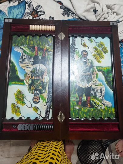 Нарды резные ручной работы