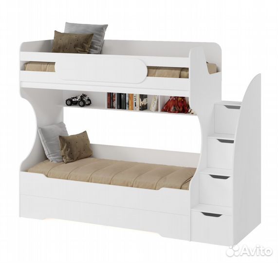 Двухъярусная кровать детская 90х200 Биг