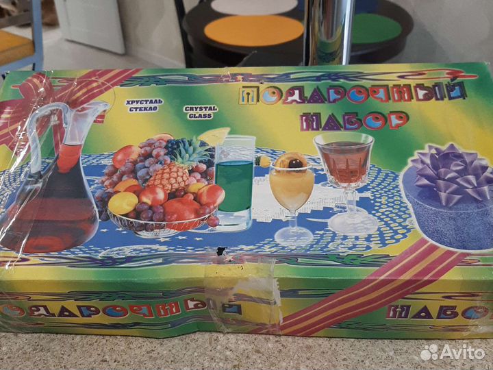 Набор хрустальных фужеров СССР