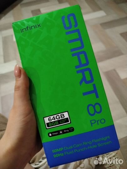 Infinix Smart 8 Pro, 4/64 ГБ