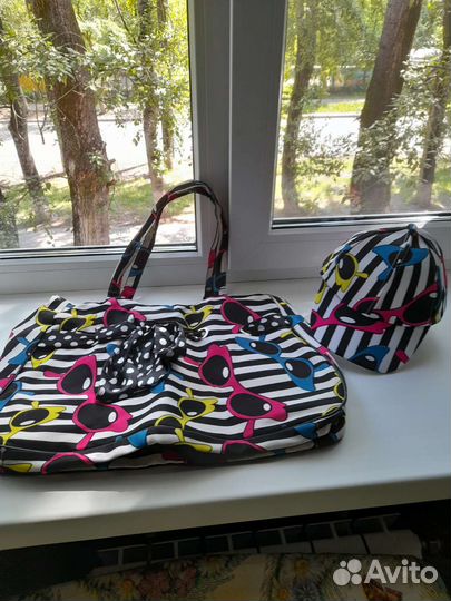 Cумка пляжная и бейсболка