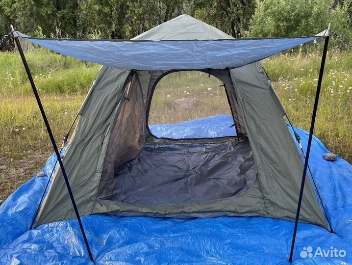 Палатка автомат 3-4х местная camel