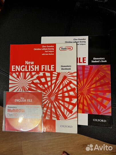 Учебник, тетрадь, диск английский