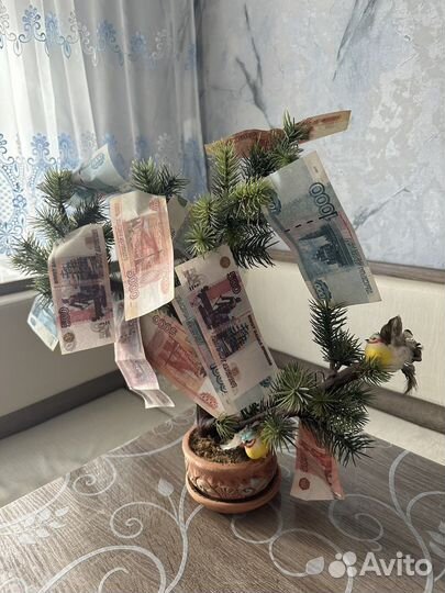 Денежное дерево декоративное