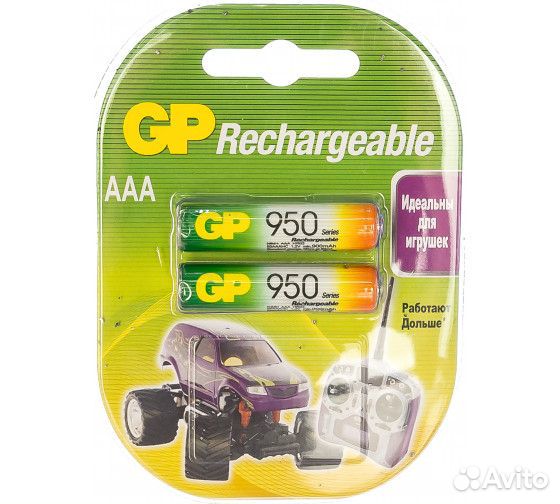 Акб AAA 950mAh GP в наборе 2 шт