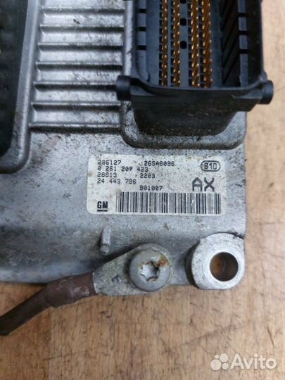 Блок управления двигателем Opel Corsa C Z12XE 2002