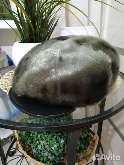 Меховая мужская кепка