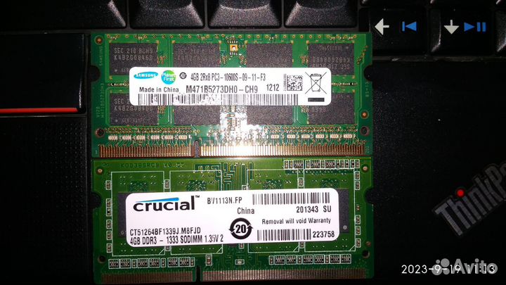 Оперативная память для ноутбука ddr3 4gb