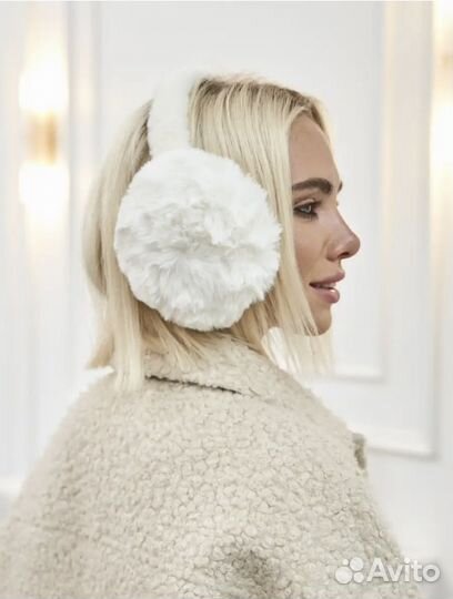 Меховые наушники