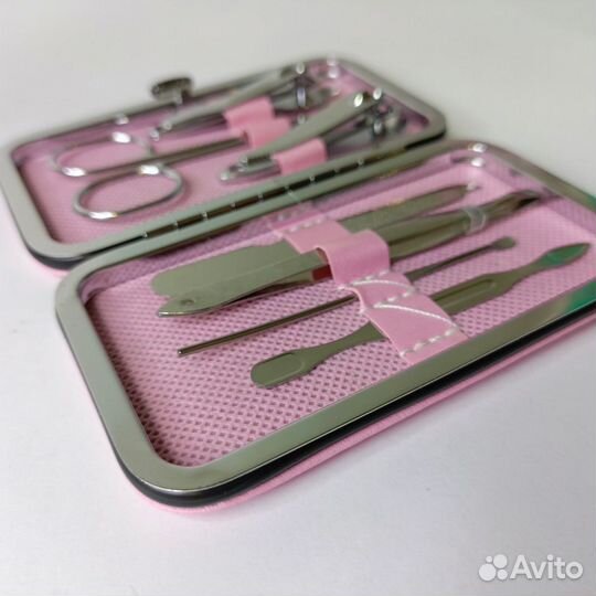 Маникюрный набор, цвет розовый