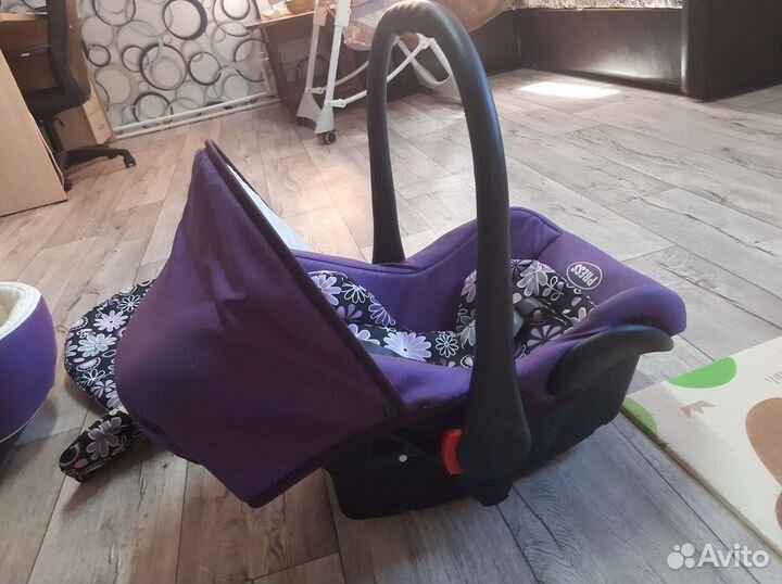 Коляска Riko Nano Flower 3 в 1