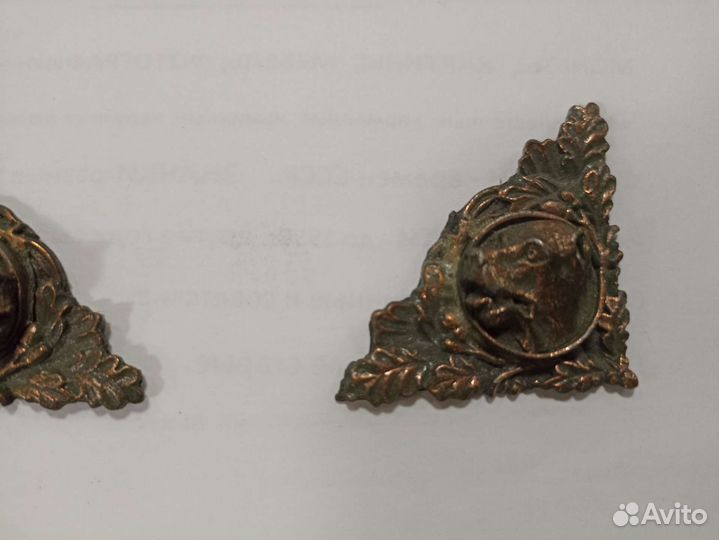 Накладки на уголки книги, картины животные