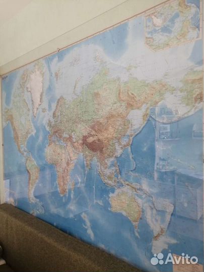 Карта обзорная мир