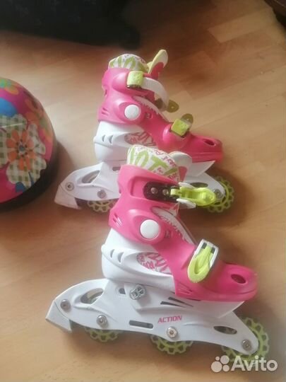 Роликовые коньки детские 2 в 1