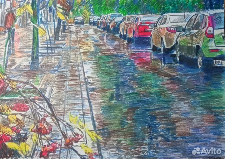 Карандаши цветные мягкие