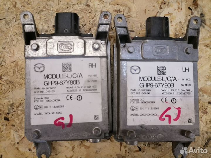 Датчик слепых зон правый левый Mazda 6 GJ