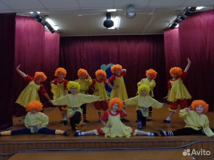 Парик клоунский