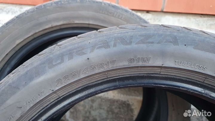 Bridgestone Turanza T001 225/45 R17 91W