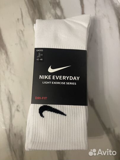 Носки nike everyday белые