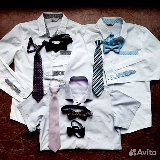 Рубашки, Пиджаки, Брюки, Галстуки