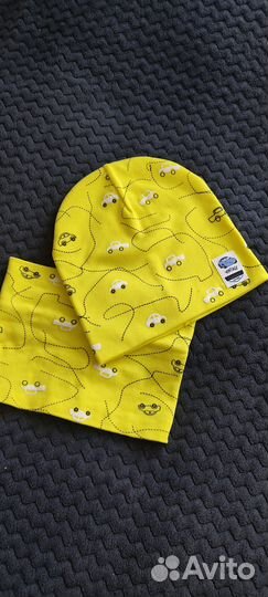 Шапочка и снуд для мальчика