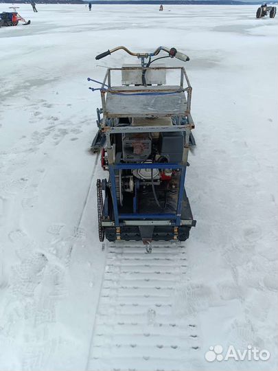 Мотобуксировщик с лыжным модулем