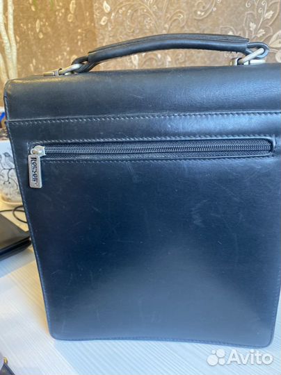 Барсетка кожаная мужская новая