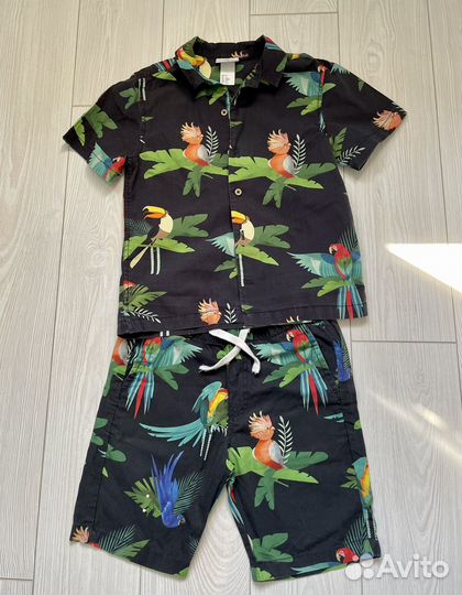 Рубашка и шорты h&m