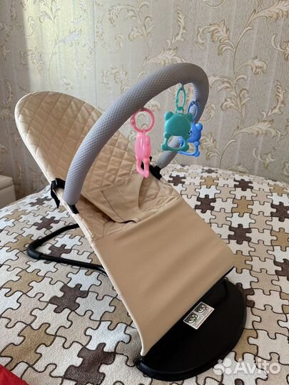 Шезлонг + горка+ игрушки