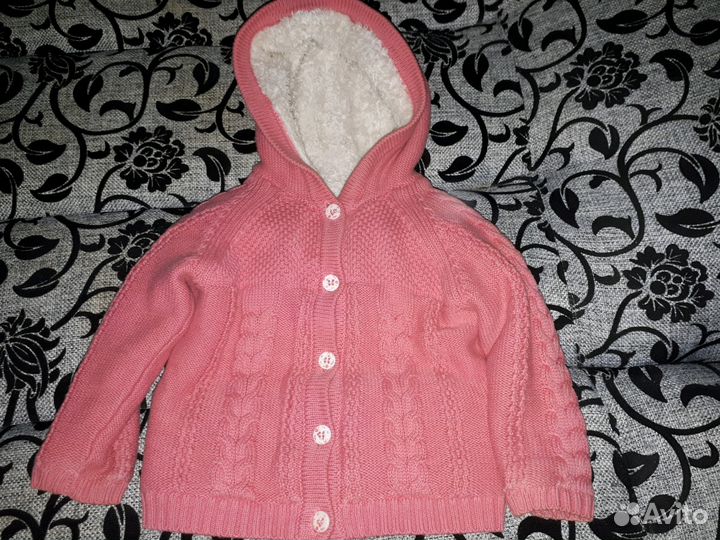 Тёплая кофта на 1,5-2года