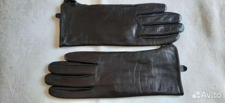 Перчатки женские кожаные7р