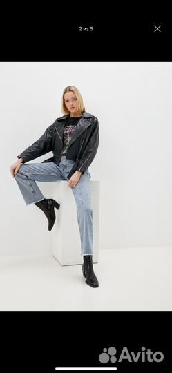 Кожаная куртка косуха снежная королева