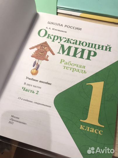 Рабочая тетрадь по окружающему миру 1 класс