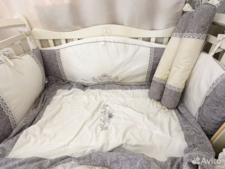 Бортики на детскую кроватку