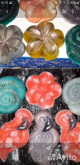 Подарочное Натуральеое мыло. Ручная работа