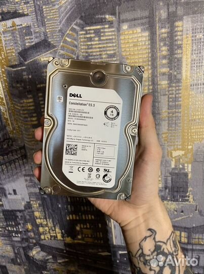 Серверный жесткий диск Dell 4Tb SAS