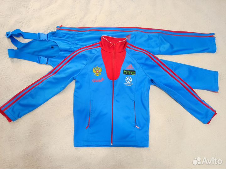 Лыжный разминочный костюм adidas унисекс