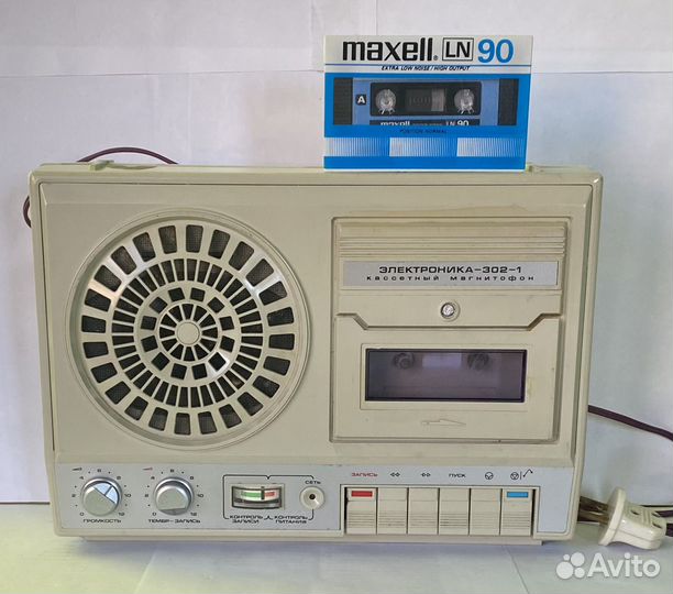 Кассетный магнитофон электроника 302 - 1