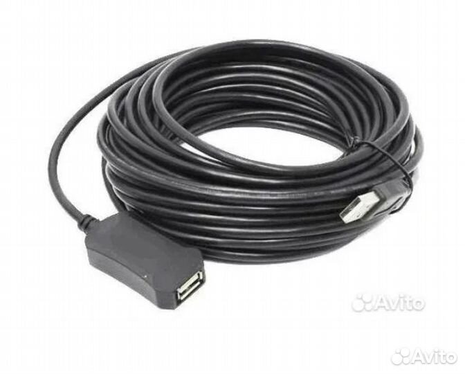 Кабель удлинитель USB 2.0 Am-Af активный 10.0 м