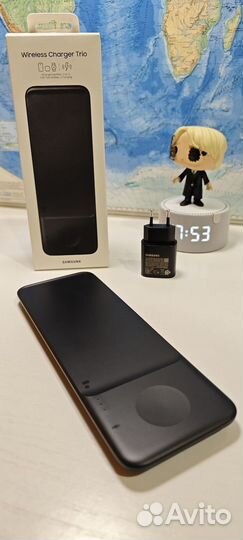 Беспроводная зарядка samsung 3 в 1