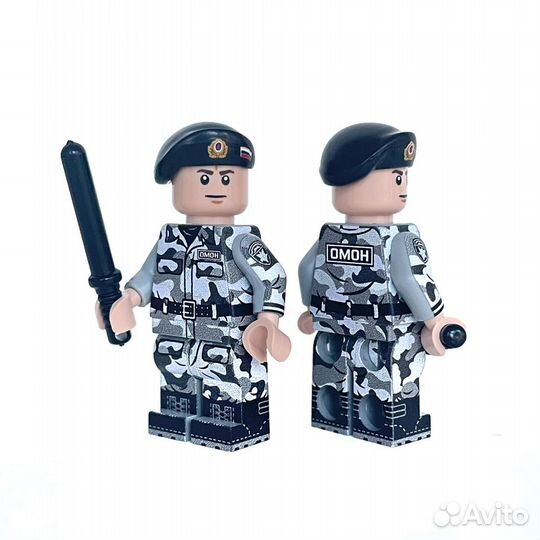 Фигурка Лего Lego омон Спецназ камуфляж автомат