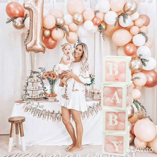 Коробка для шаров декор фотозона аренда