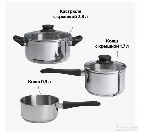 Набор посуды икеа аннонс