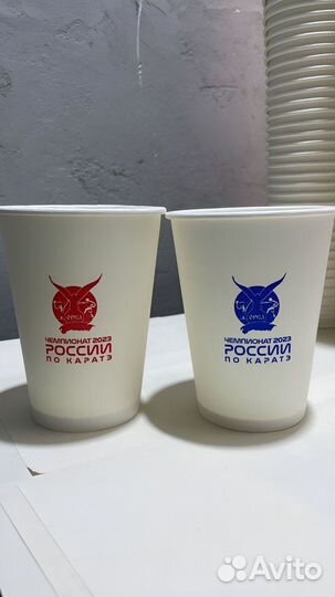 Стаканы для напитков / Ваш логотип