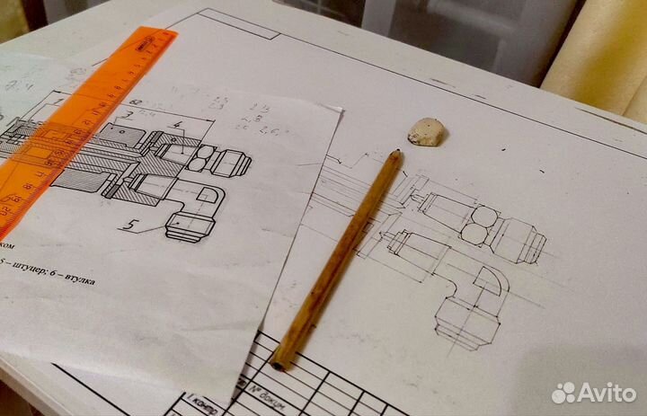 Чертежи на заказ от руки