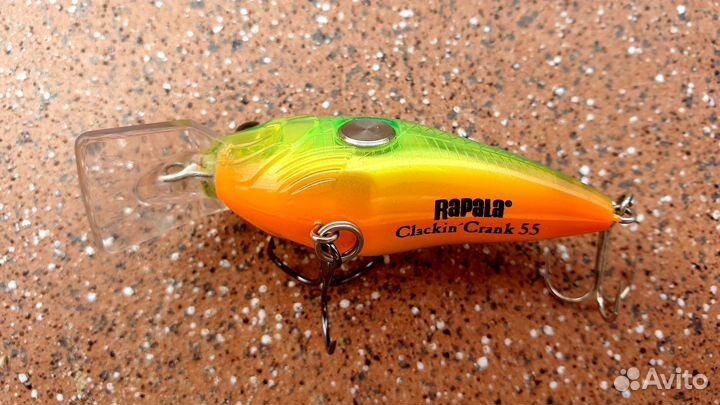 Воблер Rapala Clackin Crank CNC55 (9г) FT