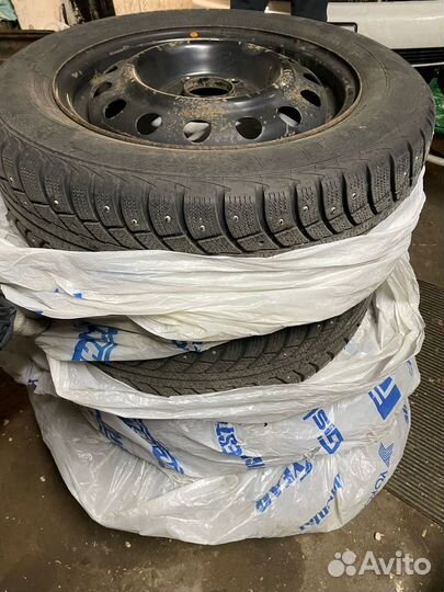 Колеса зимние липучка шипы 185/65 r15 kia Hyundai