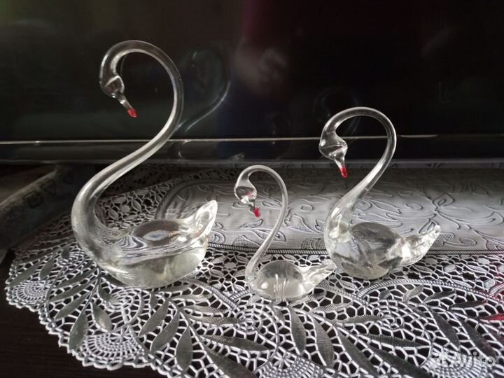 Хрустальные лебеди, набор