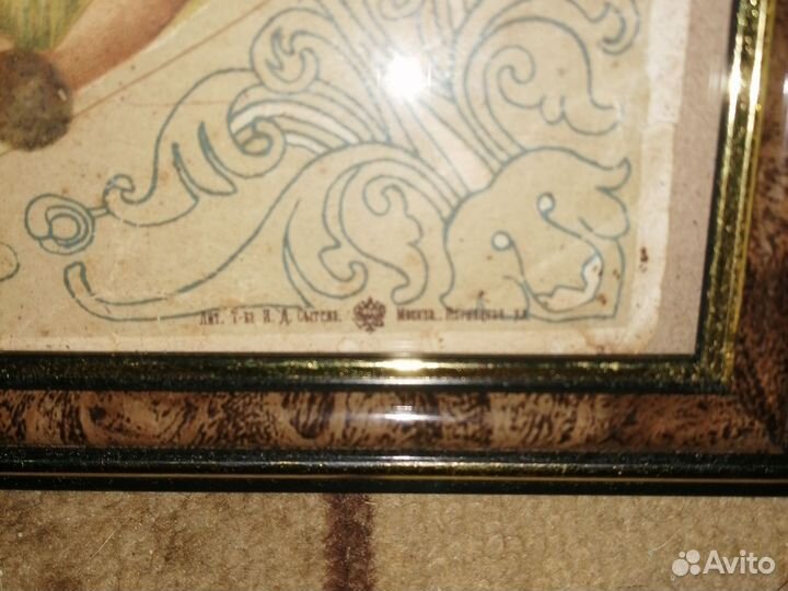 Старинная литография